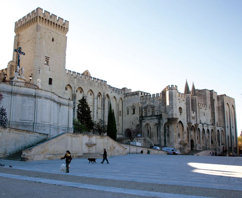 Crociere Rodano, Avignone. Il Palazzo dei Papi.